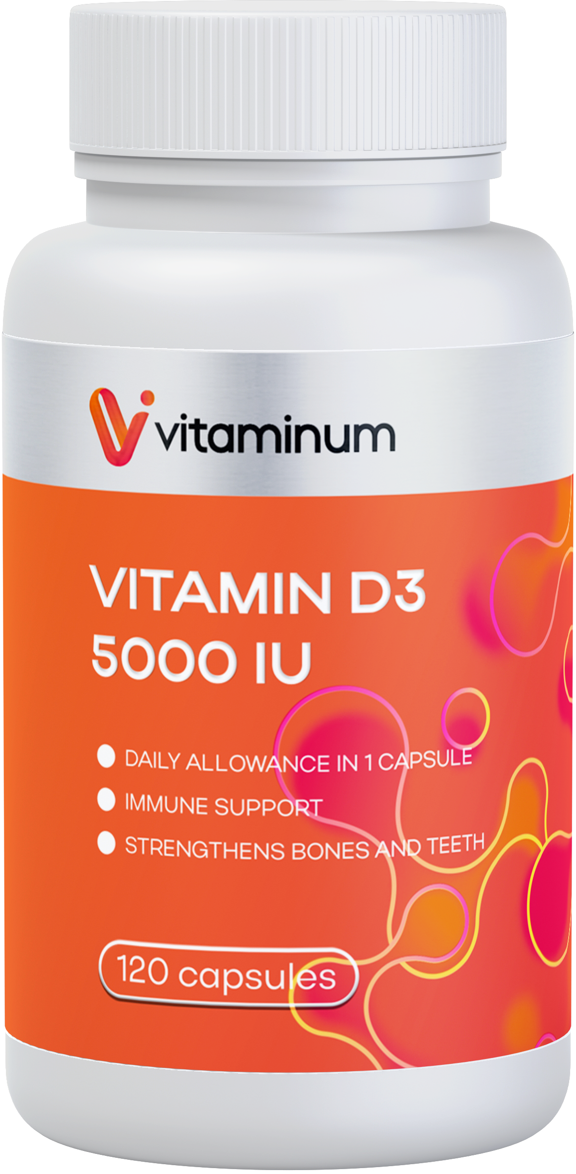  Vitaminum ВИТАМИН Д3 (5000 МЕ) 120 капсул 260 мг  в Выборге